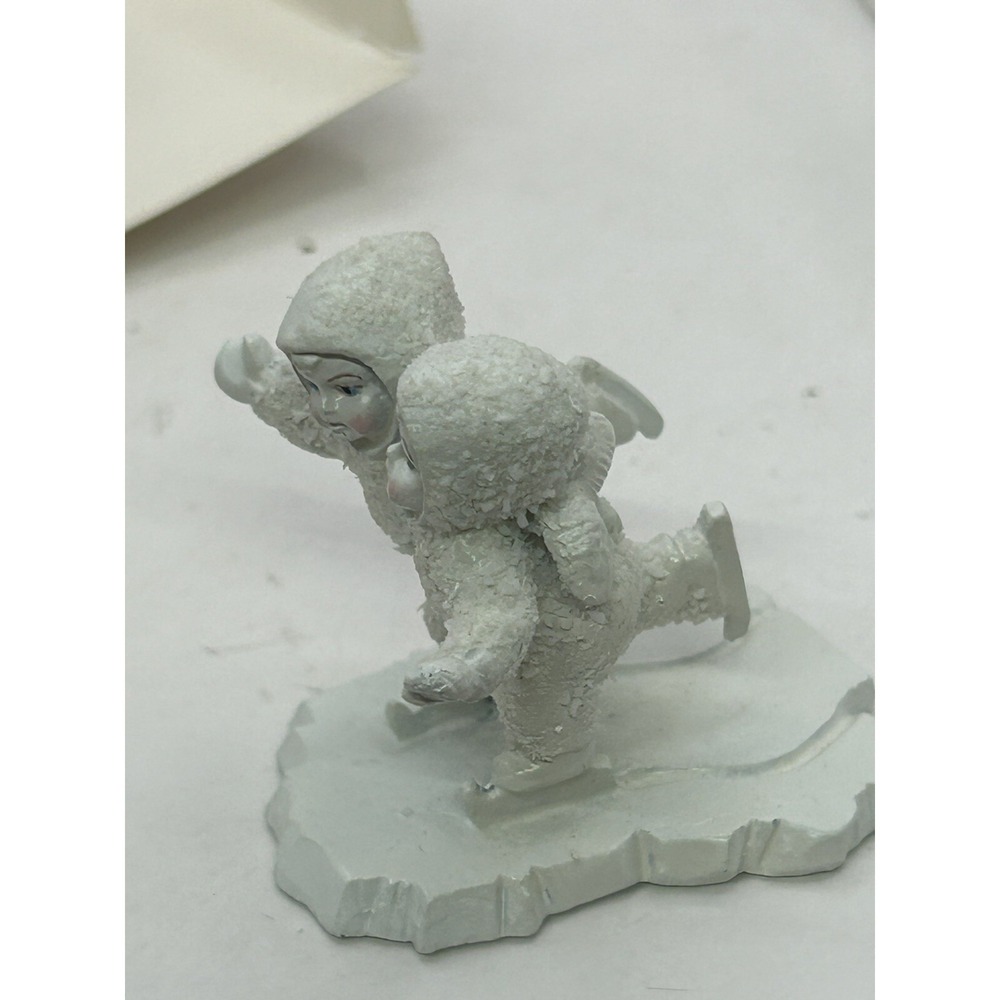 Dept. 56 Snowbabies - We Make A Great Pair Ice Skating Hand Painted Pewter